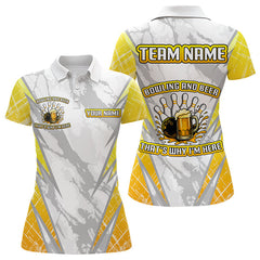 Maxcorners Bowling and beer That's why I'm here Funny Mens Bowling Shirts Custom Team Bowling Jerseys MT2306