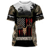 Maxcorners Custom Name Bow Hunting 3D All Over Printed Clothes