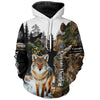 Maxcorners Coyote Hunting Camouflage Custom Name Shirts for Hunters, Personalized Hunting Shirts LM2608
