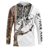 Maxcorners Largemouth Bass Fishing American USA Flag Camo Custom name full printing shirt | Long Sleeve LM0201