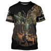 Maxcorners Deer Hunting Gripm Reaper Camouflage Custom Name all over print Shirts, Deer Hunting Gifts Shirt 1 LM2608