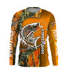 Maxcorners Striped Bass Halloween Fishing Customize Name 3D Shirts