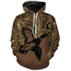 Maxcorners Duck Hunting Waterfowl Camo Customized Name Shirts for Adult and Kid, Personalized Duck Hunting Gifts LM2608