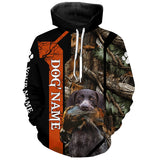 Maxcorners German Shorthaired Pointer Dog Pheasant hunting Camo customized Name Shirts for Hunters LM2608