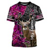 Maxcorners Country Girl Deer Hunting Customize Name 3D Shirts