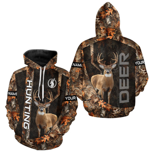 Maxcorners Deer Hunting Custom Name Camouflage Hunting Clothes, Deer Hunting Outfit, Hunting Shirt LM2110