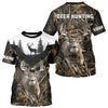 Maxcorners Deer Buck Custom Name 3D All Over Printed Shirts, Deer Hunting Shirt, Hunting Season