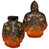 Maxcorners Fall Season Deer Hunting Shirt Custom Name Camo Clothes For Men Best Deer Hunting LM0409