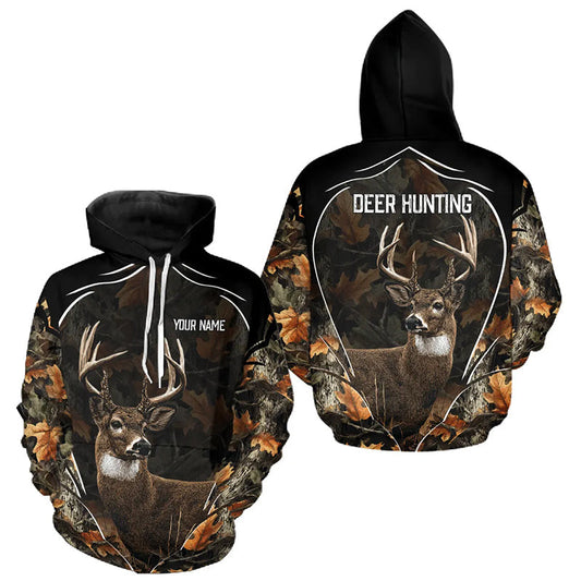 Maxcorners Deer Hunting Custom Name Camouflage Hunting Clothes, Deer Hunting Outfit LM1411