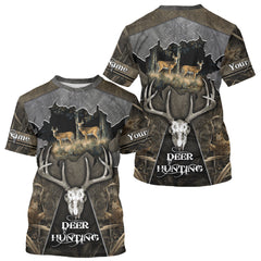 Maxcorners Best Deer Hunting Clothing Camo Deer Hunting Shirt, Custom Name For Hunter LM1112