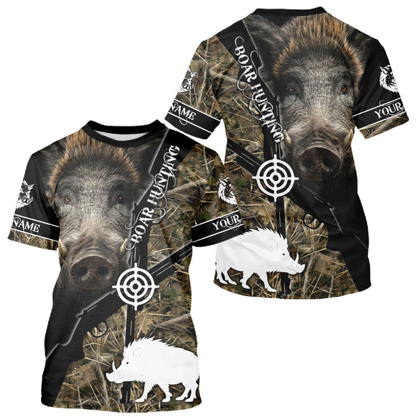 Maxcorners Wild Boar Hunting Shirt Best Design For Hunting Season Beautiful Hunting Clothes For Hunters LM1109