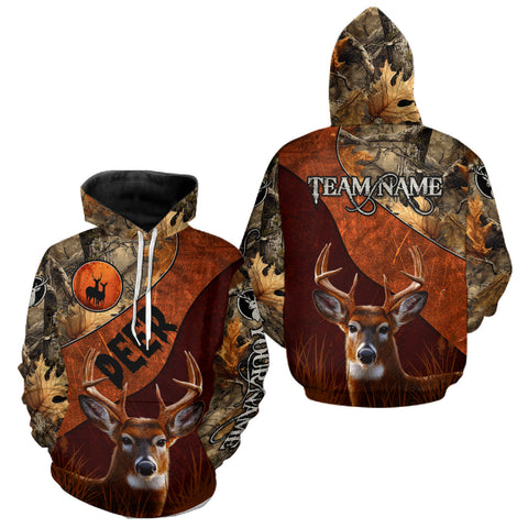 Maxcorners Deer Hunting Camouflage Shirt With Custom Name, Custom Team Name, Hunting Gifts LM0409