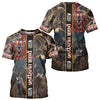 Maxcorners Whitetail Deer Camouflage US Flag Personalized Hunting Shirts, Hoodie Hunting Gift