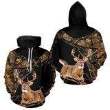 Maxcorners Whitetail Deer Hunting Fall Camo Shirts for Men, Best Gift Ideas for Hunter LM1610