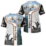 Maxcorners Personalized Duck Hunting Custom Name All Over Print Shirts, Duck Hunting Gifts LM1109