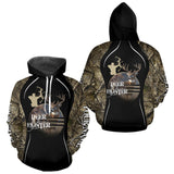 Maxcorners Deer Bow Hunting Camouflage Custom Name Shirts, Personalized Deer Hunting Clothes, Hunting Gifts LM0409