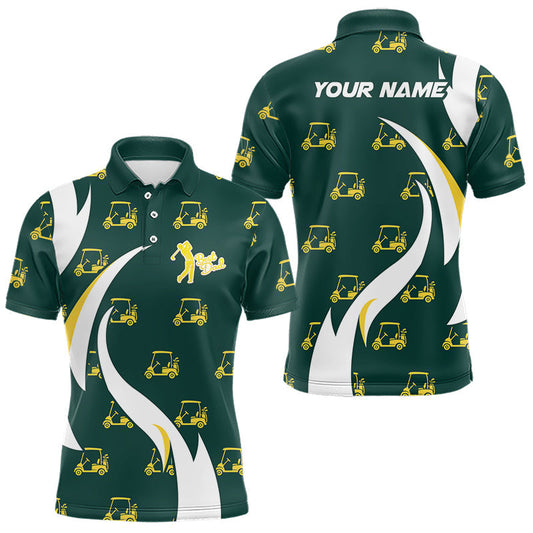 Maxcorners Custom Best Dad Golf Polo Shirt, Fathers Day Gift For Dad Papa, Golf Outfit, Men Polo Shirt LM1005