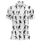 Maxcorners Disc Golfers Seamless Mens Disc Golf Polo Shirts Custom Disc Golf Tops For Men Disc Golf Gifts MT0510