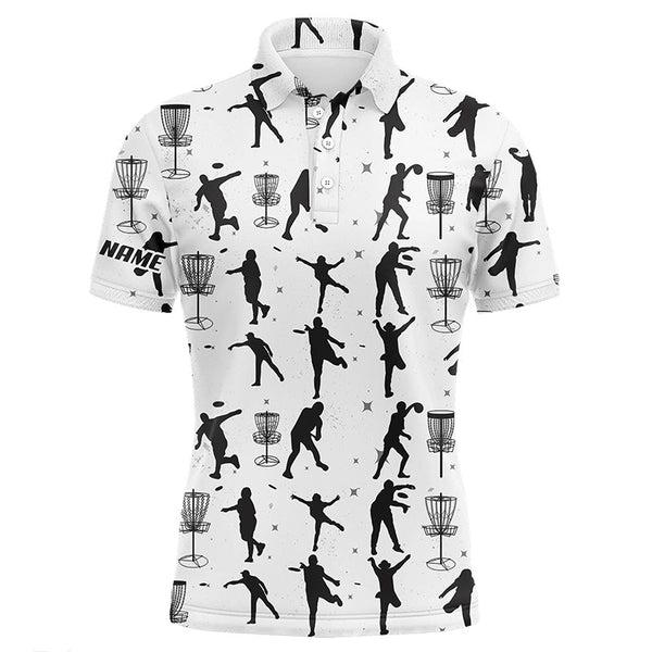 Maxcorners Disc Golfers Seamless Mens Disc Golf Polo Shirts Custom Disc Golf Tops For Men Disc Golf Gifts MT0510