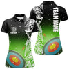 Maxcorners Personalized Red Thunder Archery Mode On Men Polo Shirts, Custom Archery Jerseys Team Shirts
