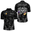 Maxcorners Personalized Funny Sharks 3D Pool Balls Billiard Shirts For Men Custom 8 & 9 Ball Billiard Jerseys