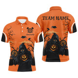 Maxcorners Halloween Spook Night Death Skeleton Darts Jersey Customized Name, Team Name 3D Shirt