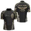 Maxcorners Green Camo Dartboard Pulse Heartbeat Custom Men Dart Shirts, Funny Wings Cool Dart Team Jerseys