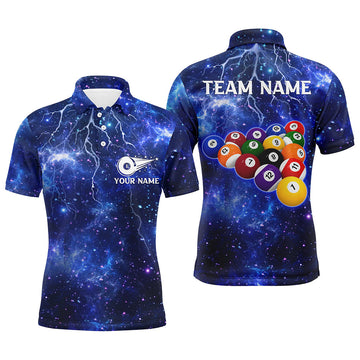 Maxcorners Nany Lightning Billiard Personalized Name Unisex Shirt