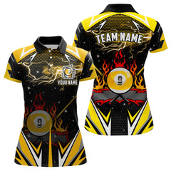 Maxcorners 9 Ball Pool Billiard Jerseys For Women Custom Billiard Polo Shirts