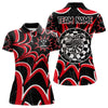 Maxcorners White And Black Dartboards Custom Spider Dart Shirts For Men, Dart Jerseys LM243