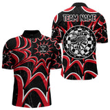 Maxcorners White And Black Dartboards Custom Spider Dart Shirts For Men, Dart Jerseys LM243
