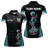 Maxcorners Custom Turquoise Alien And Dartboards Dart Shirts For Men, Dart Jerseys LM243