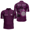 Maxcorners Custom Purple Dartboards And Witch Dart Shirts For Men, Dart Team Jerseys LM243