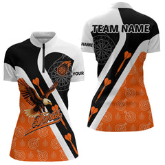 Maxcorners Custom Darts Board Orange Flying - Eagles Dart Shirts For Men, Dart Team Jerseys