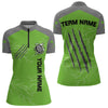 Maxcorners Grey Scratches & White Thunders Men's Darts Shirt - Custom Name For Dart Players MT1006