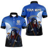 Maxcorners The Reaper Darts Gothic Style Men's Darts Team Shirt - Custom Name For Players LM2206