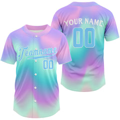 Maxcorners Personalized Holographic Baseball Jerseys Custom Baseball Jersey For Men & Youth LM2608