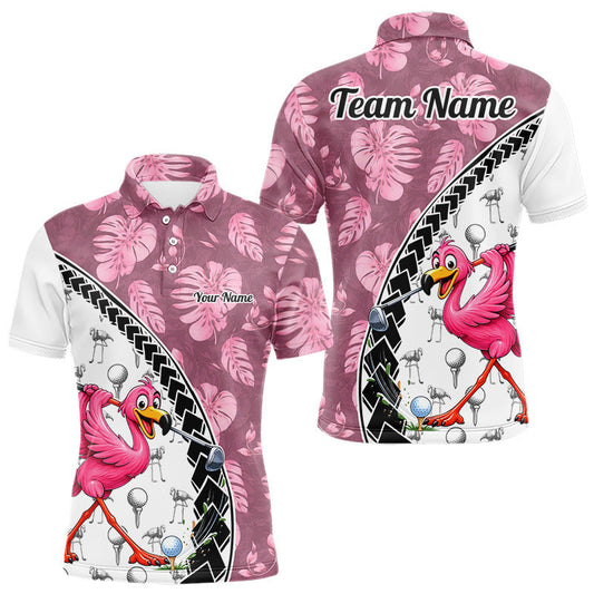 Maxcorners Colorful Butterfly Mens Golf Polo Shirt Custom Name Floral White Golf Ball Clothes Jerseys