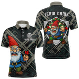 Maxcorners Custom Santa Claus Dartboard Funny Christmas Dart Team Men Polo Shirt Xmas Dart Gifts LM0210