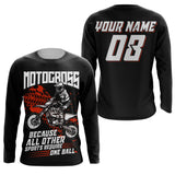 Maxcorners Custom Motocross Jersey UPF30+ Men Youth Extreme Dirt Bike Shirt MX Racing Off-road Long Sleeve LM2809