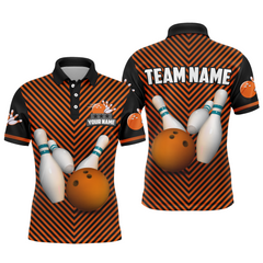 Maxcorners Bowling Team Hexagon Pattern For Team Bowling Team Men And Women Polo Shirts, Bowling Pattern Outfits