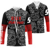 Maxcorners Skull BMX Cycling Customize Name 3D Shirts
