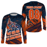 Maxcorners Motocross Dad Jersey Personalized UPF30+ Dirt Bike Dad Shirt Xtreme MX Off-Road Long Sleeves LM2809