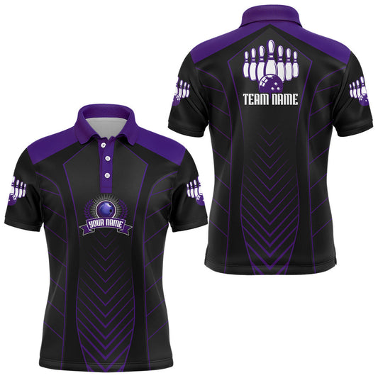 Maxcorners Vintage Bowling Team Multicolor Option Customized Name 3D Shirt