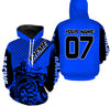 Maxcorners Custom ATV Motocross Hoodie Men Women Extreme Quad Racing Hooded Jersey For Adult Off-Road MT2709