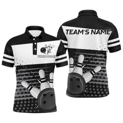 Maxcorners Bowling Multicolor Option Customized Name And Team Name 3D Shirt