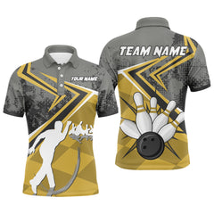 Maxcorners Camo Bowling Player Multicolor Option Customized Name 3D Shirt