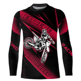 Maxcorners Motocross Racing Jersey Pink Upf30+ Dirt Bike Shirt Motorcycle Off-Road Jersey MT2709