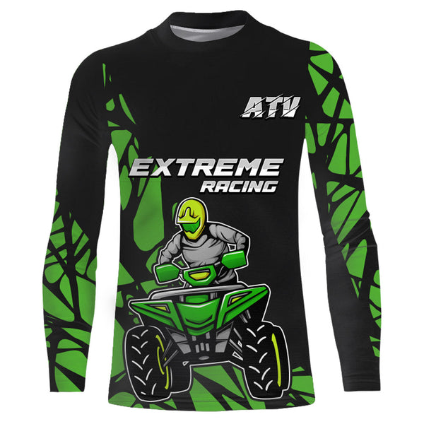 Maxcorners ATV Motocross Racing Jersey Upf30+ Quad Bike Jersey Men Kid Women ATV Riding Shirt MT2809