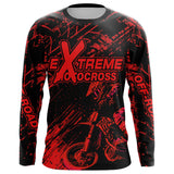 Maxcorners Motocross Racing Jersey Red Upf30+ Men Women Kid Dirt Bike Shirt Motorcycle Jersey MT2809